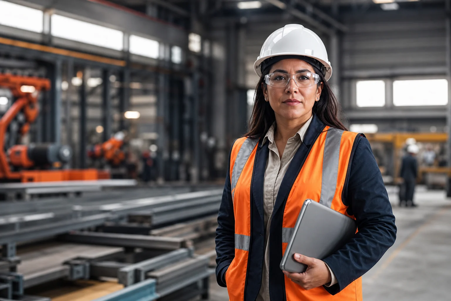 Government field auditor at a manufacturing facility
